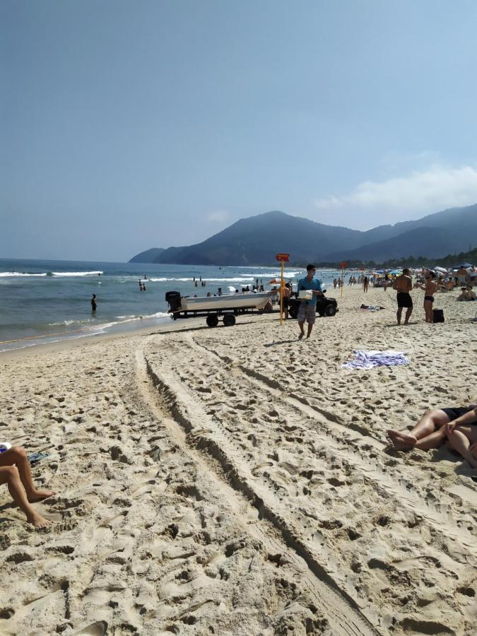 Apartamento na praia de maresias em condomínio com piscina aquecida Maresias Exterior foto
