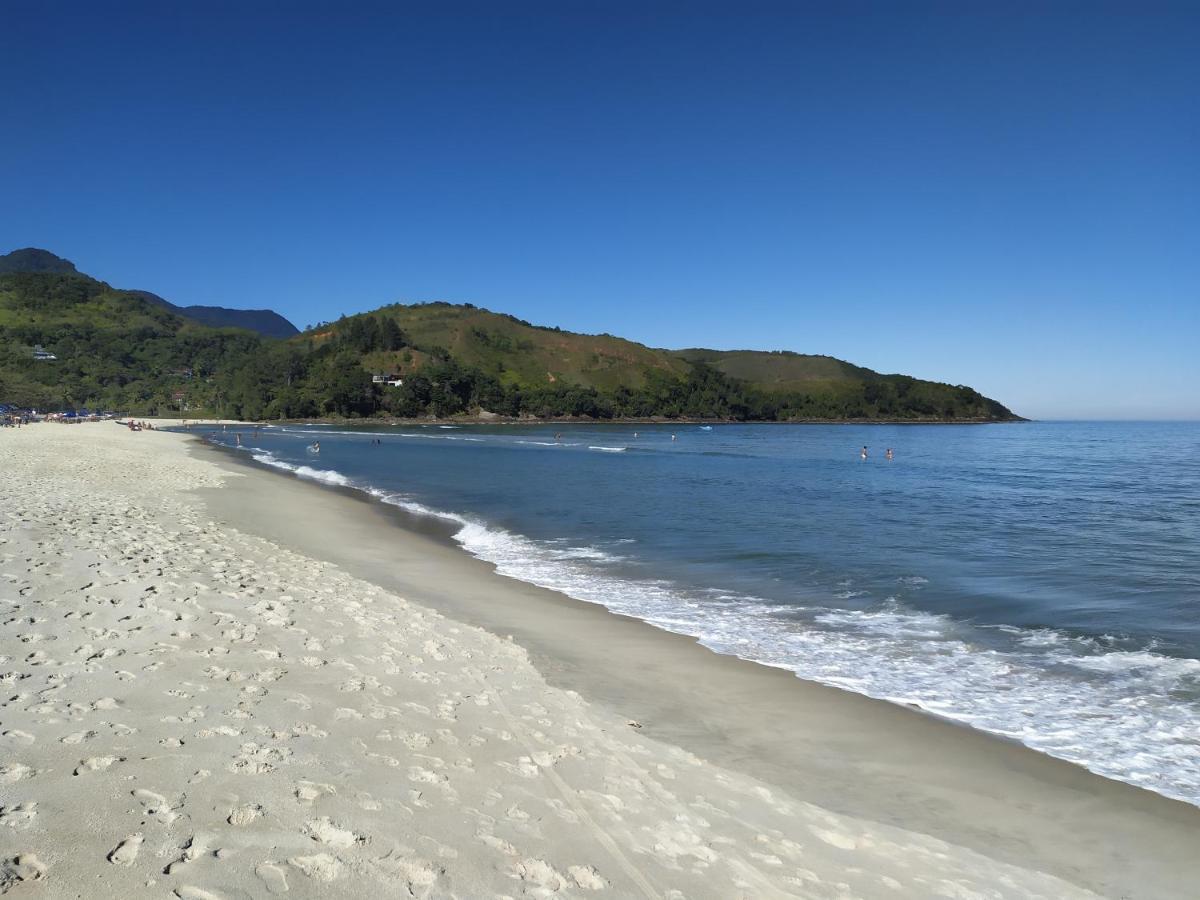 Apartamento na praia de maresias em condomínio com piscina aquecida Maresias Exterior foto