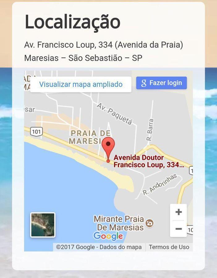 Apartamento na praia de maresias em condomínio com piscina aquecida Maresias Exterior foto